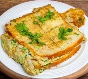 Green Chutney & Mayo Bread Omelette