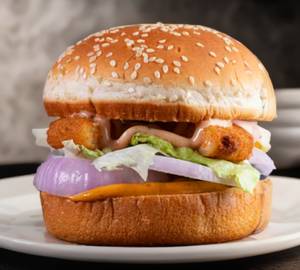 Crispy cheese burger