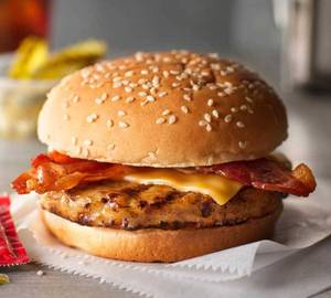 Grilled chicken burger
