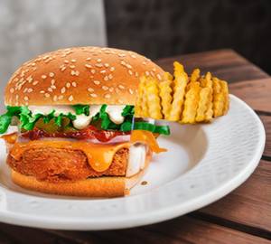 Spicy burger combo