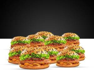 Veg Mexican Marvel Burger Ipl Party Combo