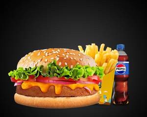 Veg Makhani Burger Combo