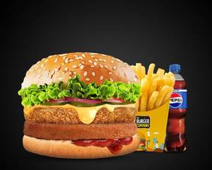 Chicken Mighty Cheese Burger Combo