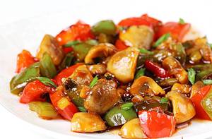 Mushroom chilli