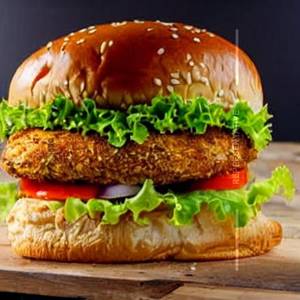 Grilled chicken burger
