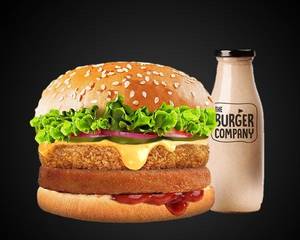 Chicken Mighty Cheese Burger Cold Coffee Combo
