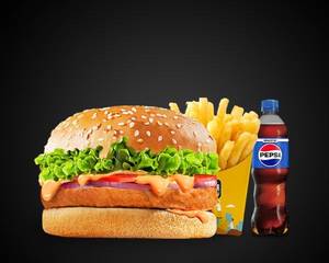 Veg Snacker Burger Combo