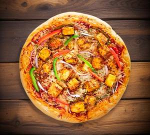 Tandoori paneer pizza