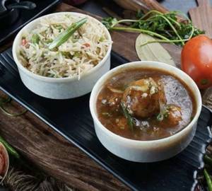 Manchurian Fried Rice Combo [Serves 1-2]