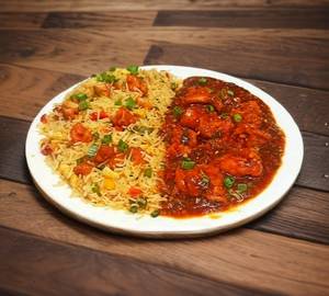 Chilli chicken with veg fried