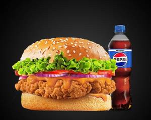 Fried Chicken Snacker Burger Ipl Saver Combo