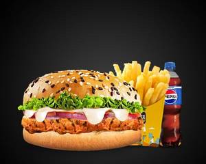 Korean Bbq Grilled Chicken Burger Combo