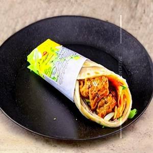 Double egg double achari chicken roll