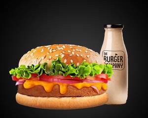 Veg Makhani Burger Cold Coffee Combo