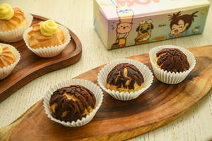 Chocolate Cream  Choux [set Of 3]