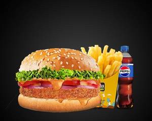 Veg Punjabi Gabru Burger Combo