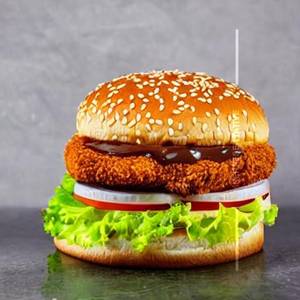 Crispy chicken burger