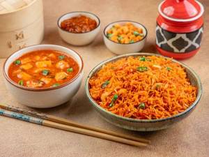 Paneer Chopper  Schezwan Rice