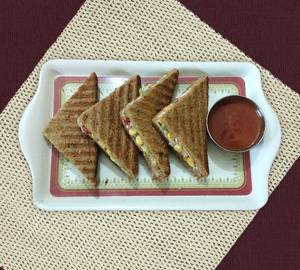 Grilled Corn Cheese Sandwich