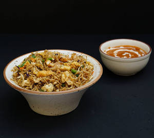 Dhaba Style Chicken Fried Rice