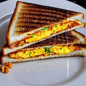 Buttery Spicy Egg Decker Sandwich