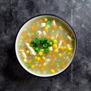 Sweet Corn Chicken Soup