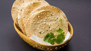 Papad Fried In Butter