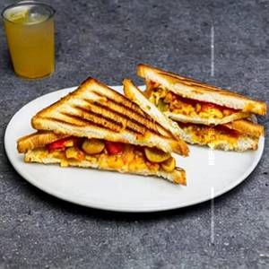 Tomato & Cheese Tawa Toasted Sandwich
