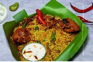 Donne Green Chilli Chicken Biryani