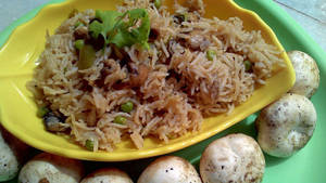 Mushroom Pulao