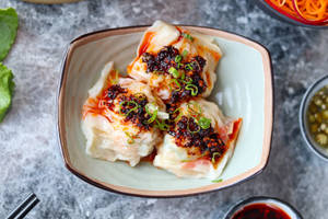 Seafood Dumpling With Chilli Oil