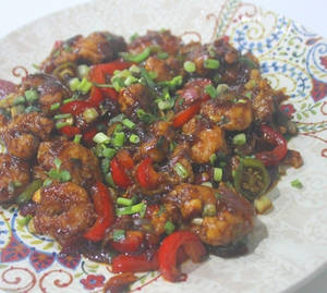 Schezwan Prawn Dry