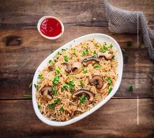 Mushroom Schezwan Fried Rice