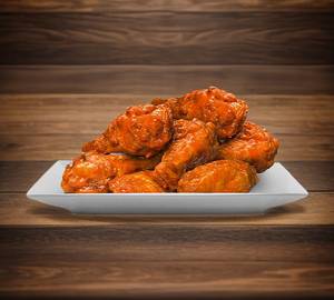 Barbeque black chicken wings