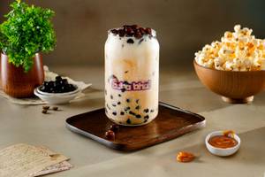 Caramel Crunch Popcorn Thickshake