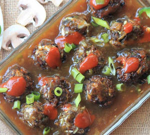 Mushroom Manchurian Gravy