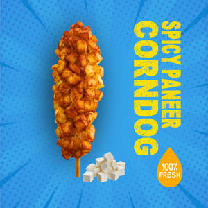 Spicy Paneer Corndog