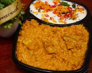 Muddhapappu Avakaya Annam+curd Rice