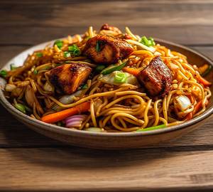 Chicken haka saka chowmein