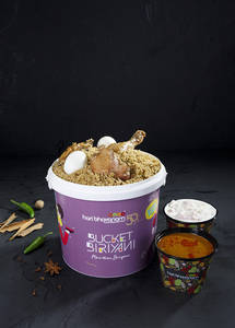 Bucket Chicken Biryani - Full (8 To 9 Person)