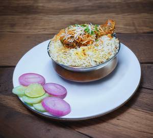 Hyderabadi Chicken Dum Biryani (Single)