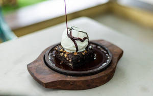 Brownie With Ice Cream