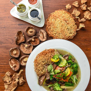 Pan Fried Noodles Veg