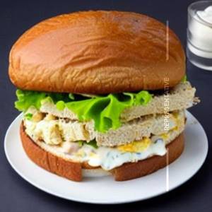Egg Chicken Mayo Sandwich