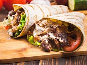 Grilled Chicken Kathi Roll