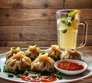 Chicken Steam Momos (4Pic)