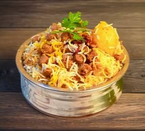 Paneer-Soya Biryani