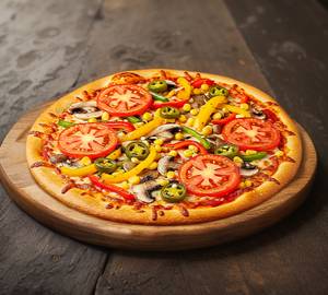 Veggie overload fiesta pizza    [regular 7 inch]