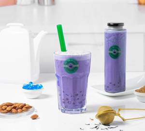 Nutty taro bubble tea