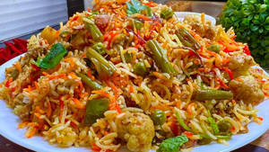 Mix Veg Biriyani Thali